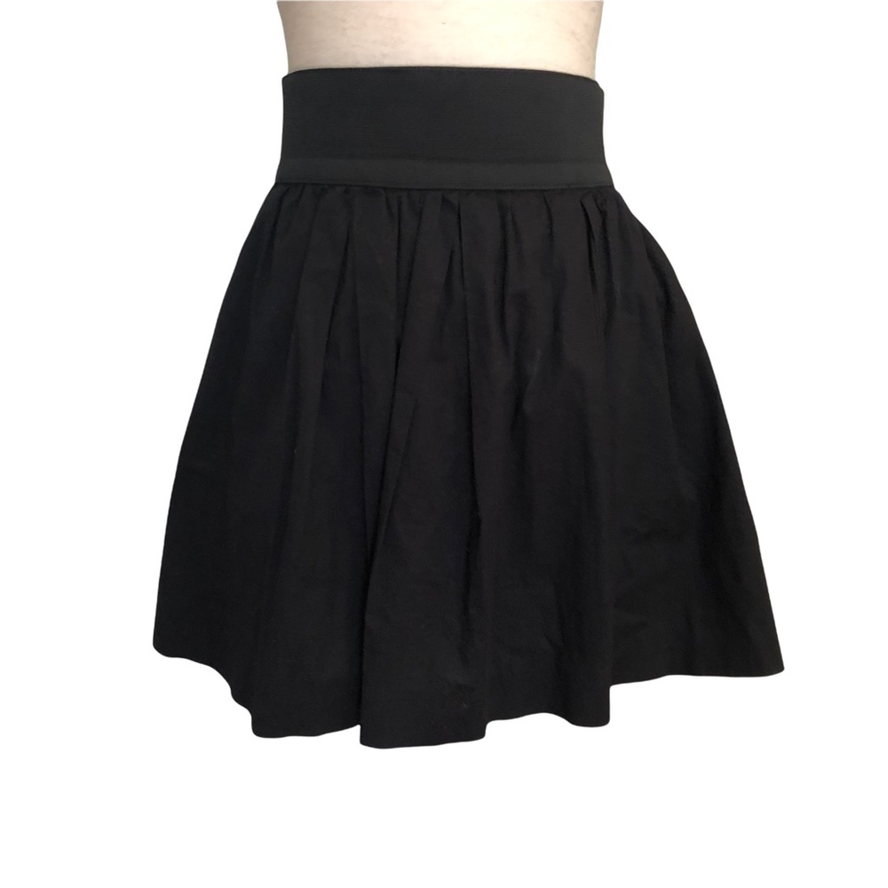 For my Friend Shop & Share Necessary Objects Black Skater Skirt Exposed Zipper